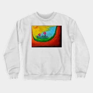 Hope in a dark cave Crewneck Sweatshirt